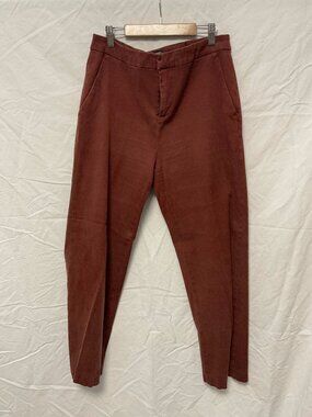 Liverpool Los Angeles Rust Tapered Trousers Size 10/30